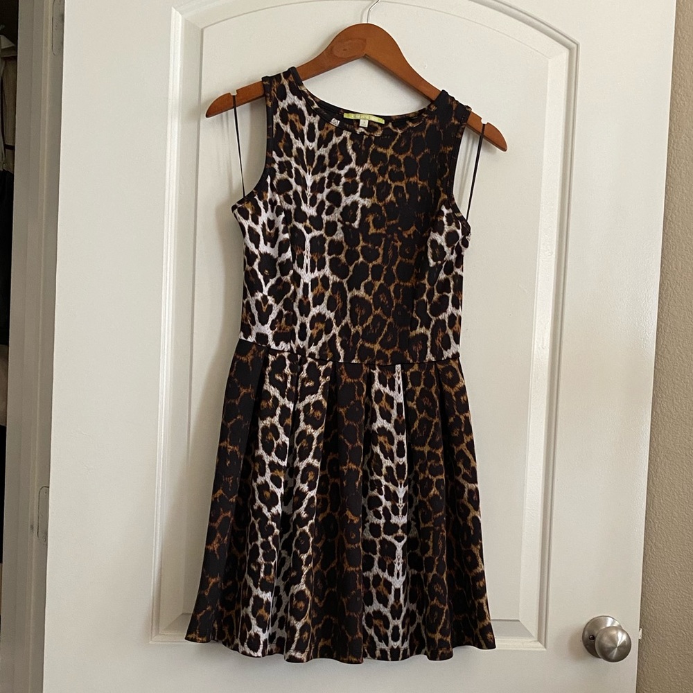 Cheetah print dress